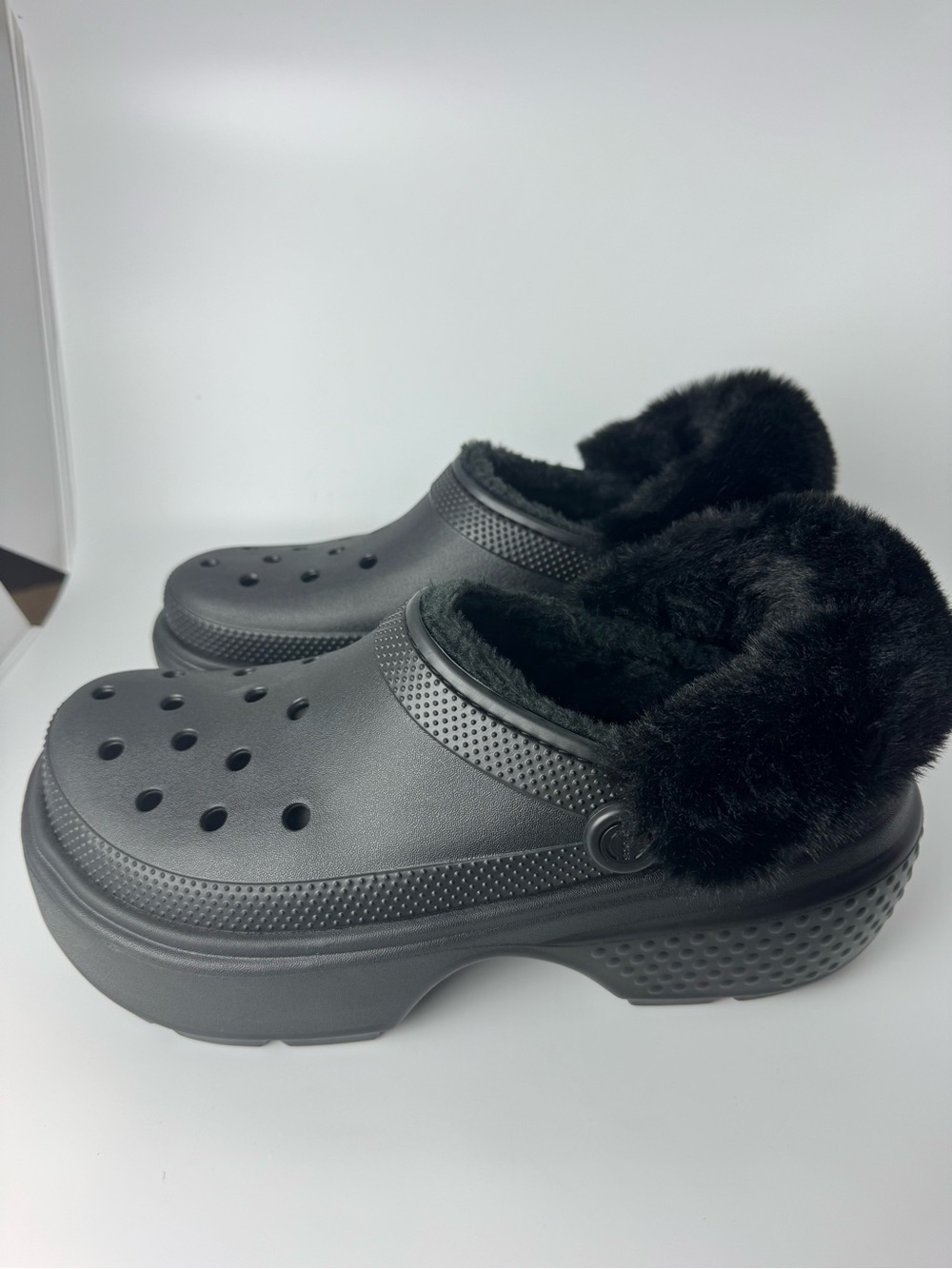 Crocs Stomp Lined Platform Clogs - Mens 12 - Picture 7 of 13